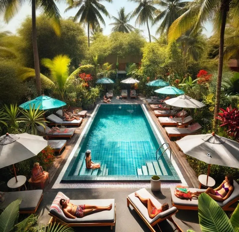 Serena Condos Playas del Coco Resort Pool in Guanacaste